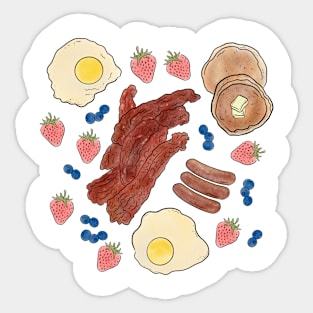 Breakfast Yum Sticker